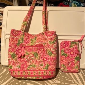 Vera Bradley Petal Pink shoulder bag